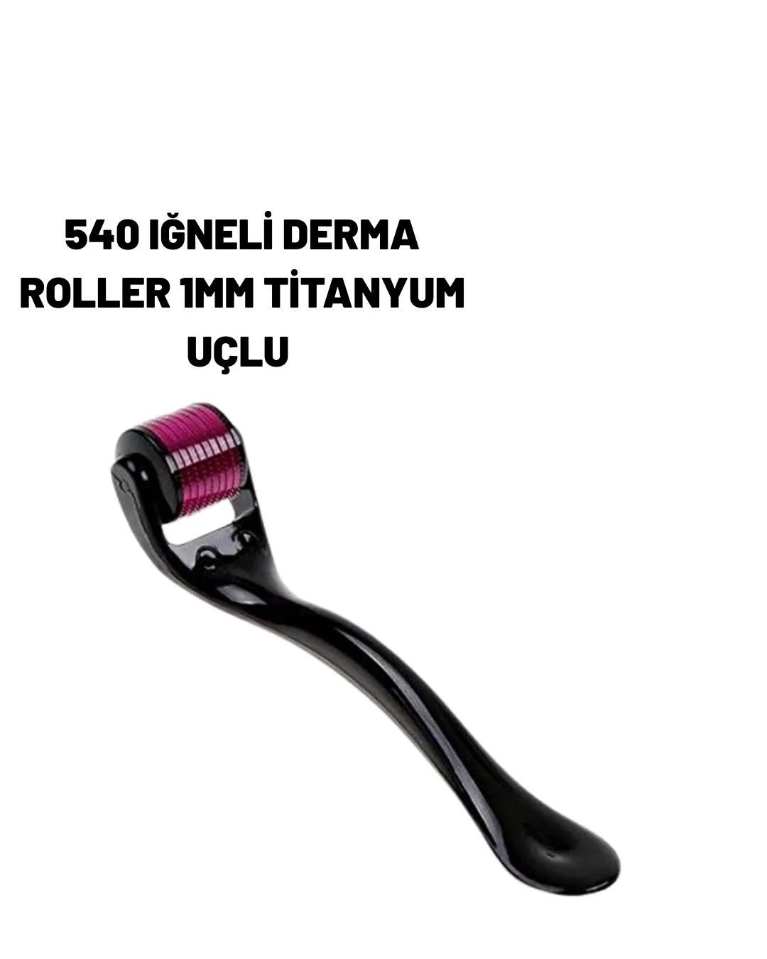 Ev Tipi Mikro İğneli Cilt Bakım Aleti – 1 mm Titanyum Roller