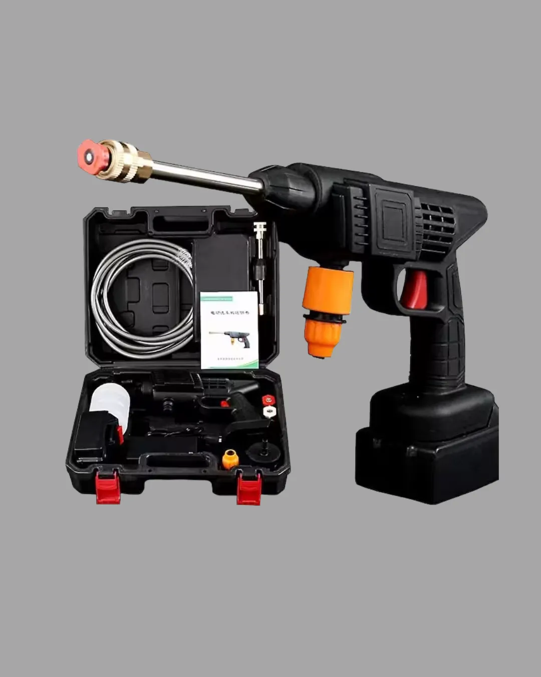 Çok Fonksiyonlu Şarjlı Basınçlı Yıkama Tabancası Ev Araç Bahçe