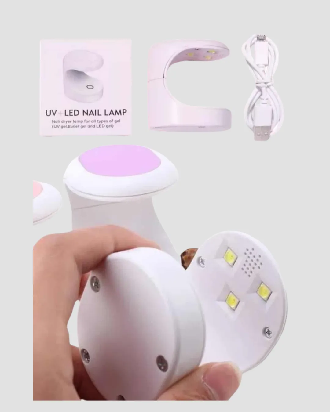 USB Bağlantılı Tırnak Kurutucu – Bilgisayar ve Powerbank ile Uyumlu