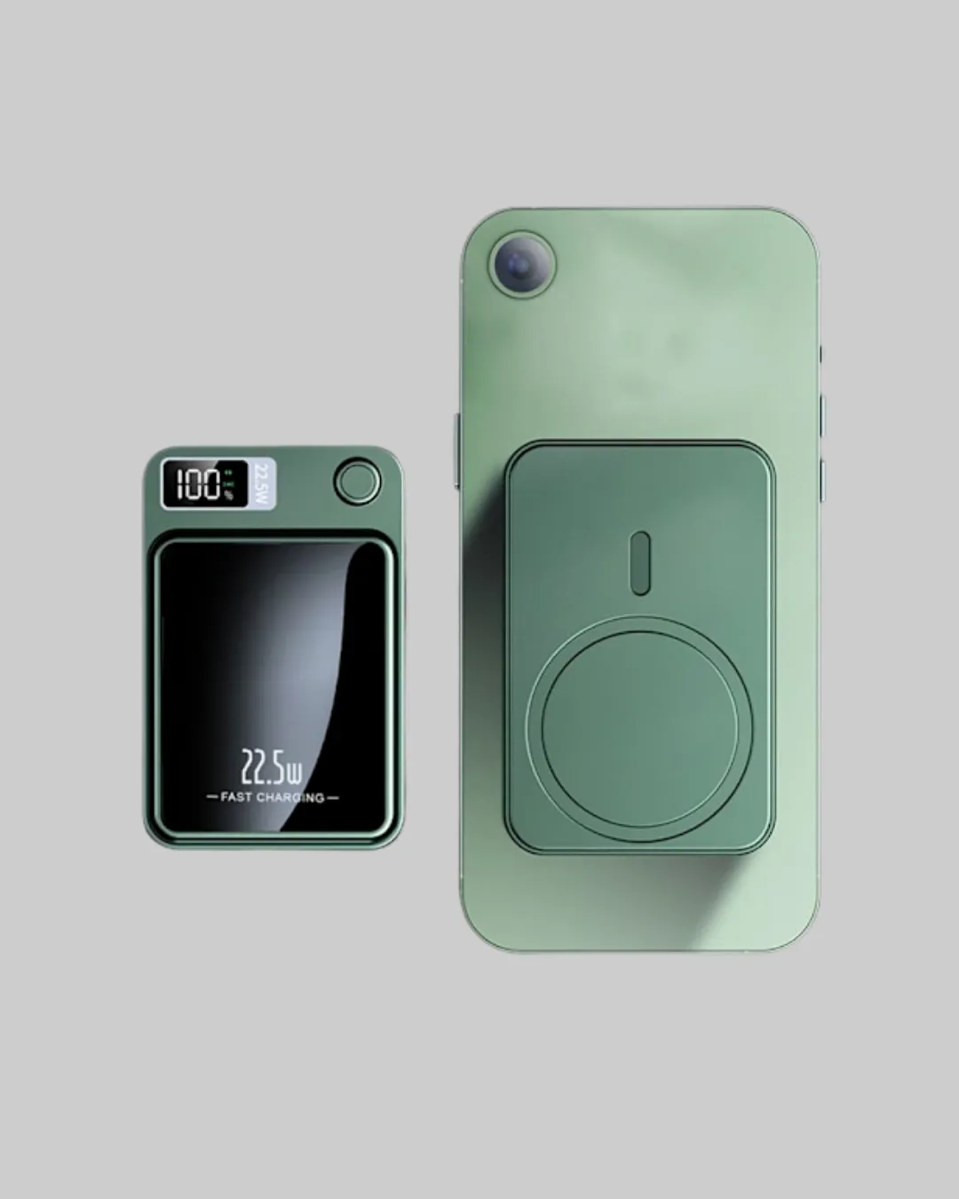 MagSafe Powerbank 22.5W Hızlı Şarjlı ve Kompakt Kablosuz Şarj Cihazı