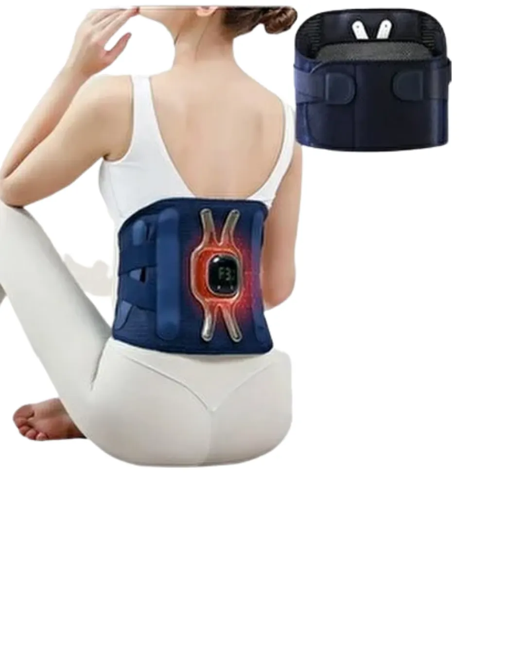 Bel Destekli Masaj Kemeri Hafif ve Taşınabilir