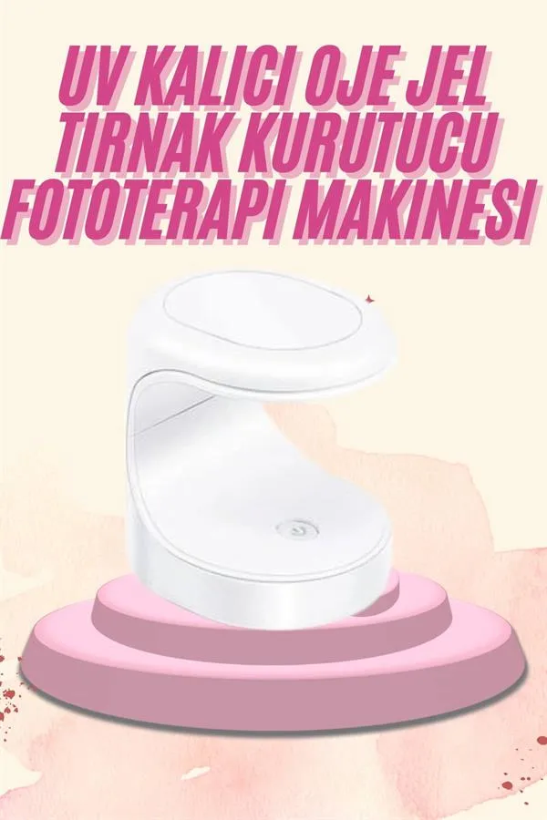 Mini Taşınabilir Kalıcı Oje Jel Tırnak Kurutucu Fototerapi Makinesi