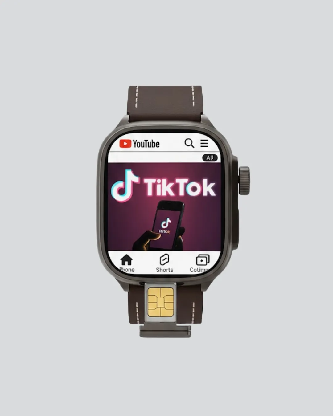 AMOLED Ekranlı Akıllı Saat WhatsApp TikTok YouTube