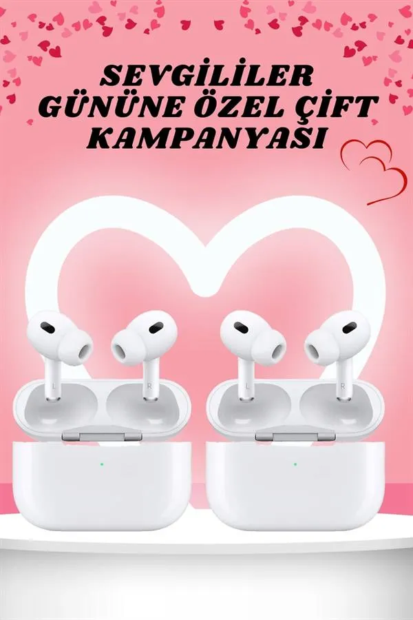 Sevgiliye Hediye Çift Kulaklığı Yeni Nesil Pro Kulaklık Sevgililer Gününe Özel Kampanya