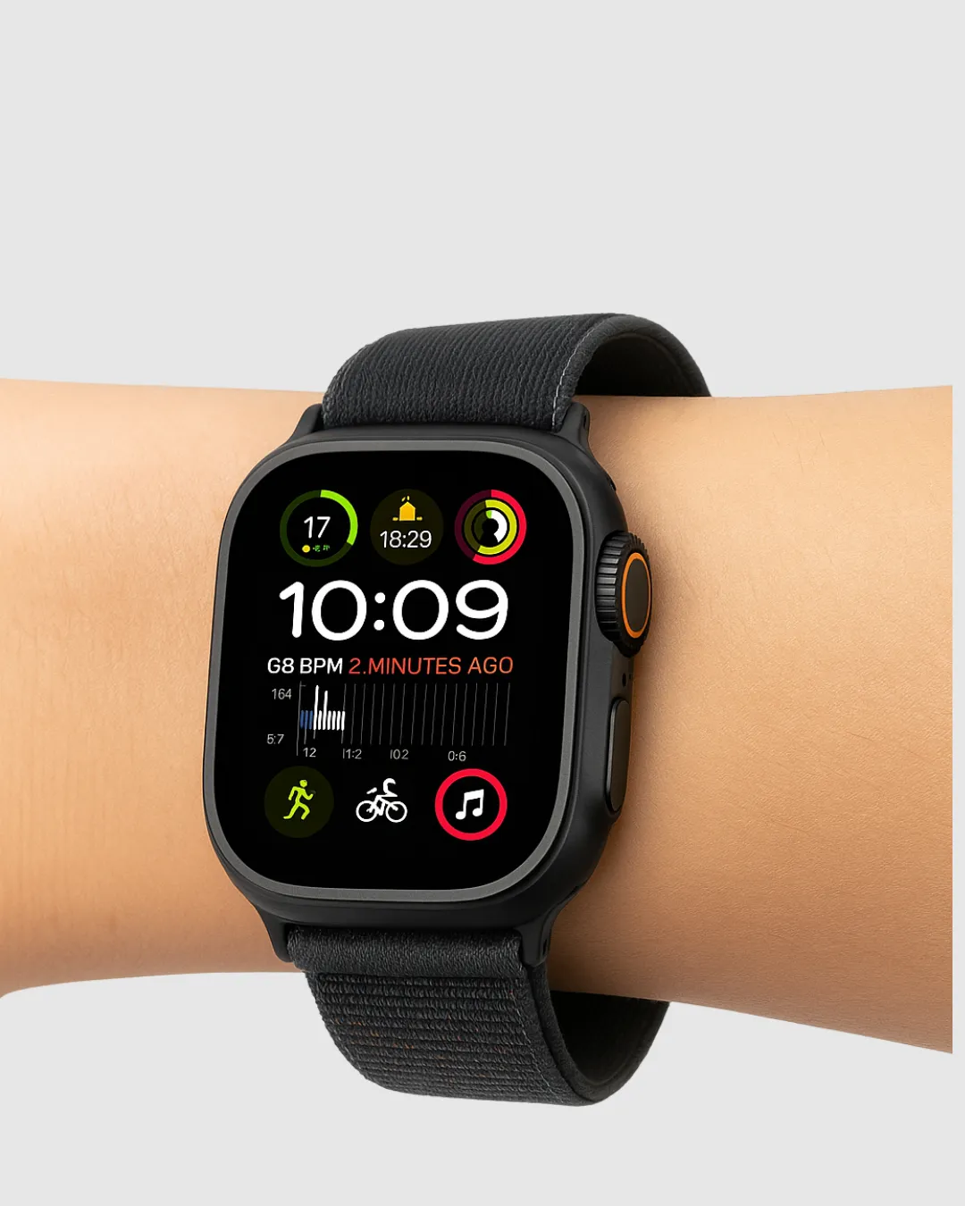 AMOLED Ekran 49mm Ultra Tasarım 3 Kordonlu Akıllı Saat