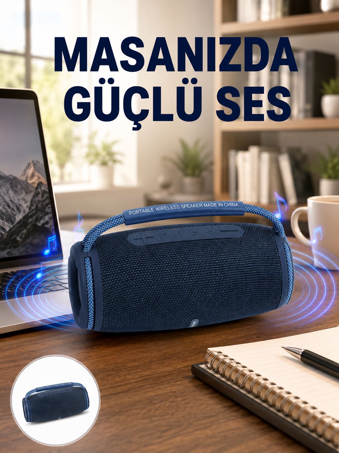 Dış Mekan Uyumlu IPX5 Suya Dayanıklı Kablosuz Hoparlör