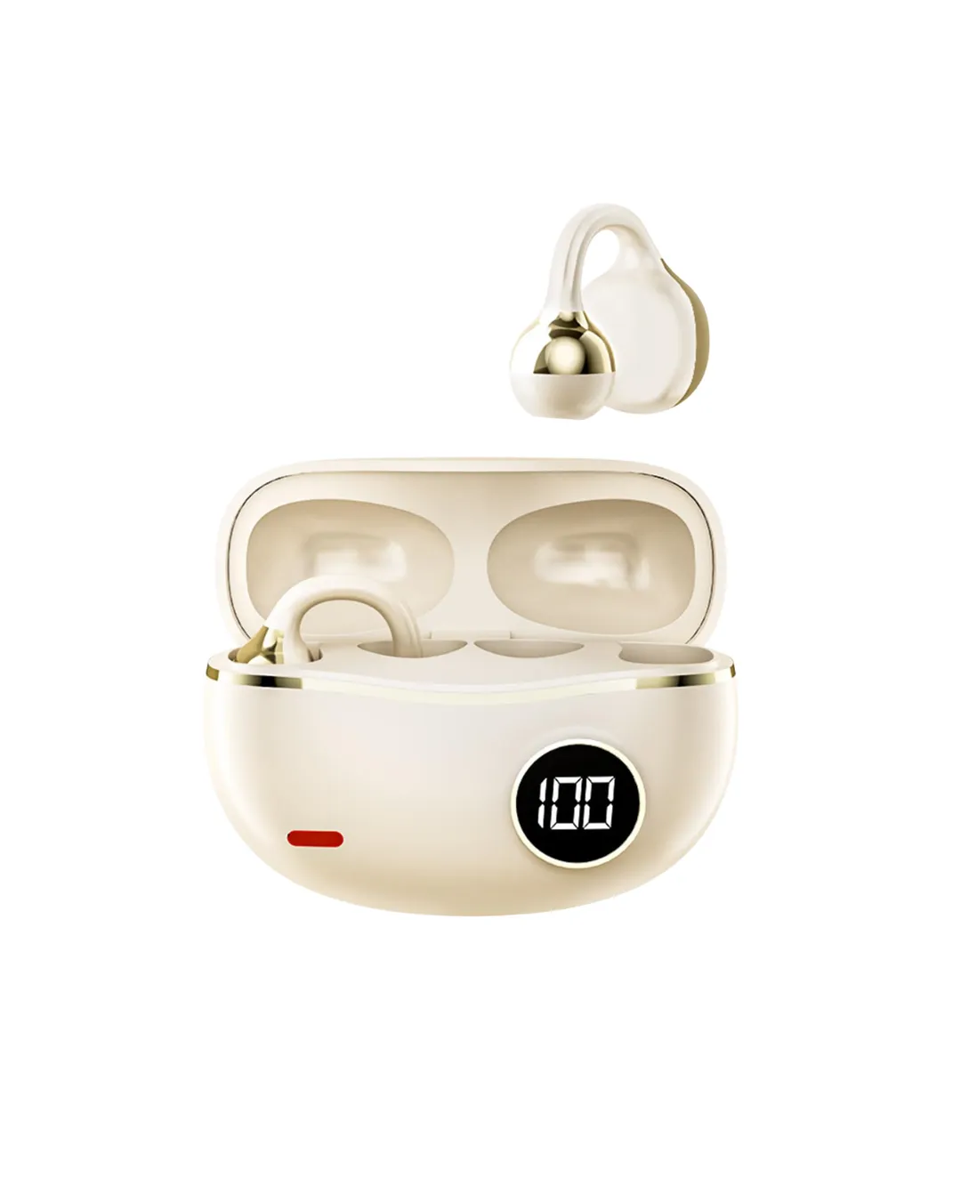 Handsfree Kablosuz Bluetooth Kulaklık Kristal Net Ses 2 Kurdele Küpe Hediyeli