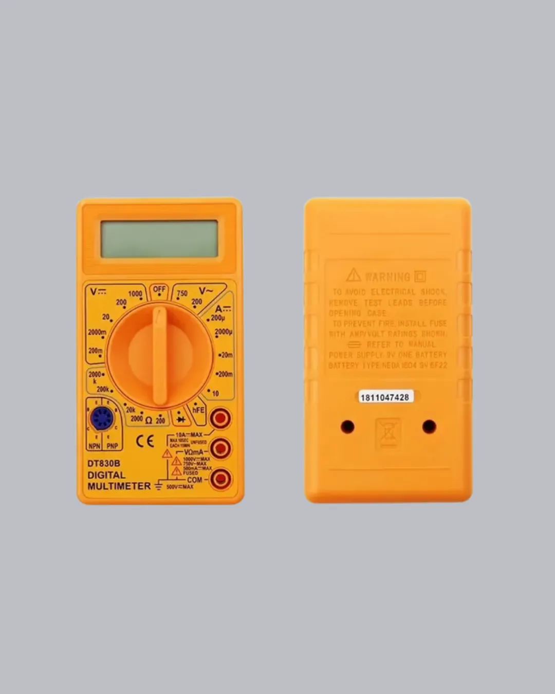 Çok Fonksiyonlu Dijital Multimetre Elektrik Test Cihazı