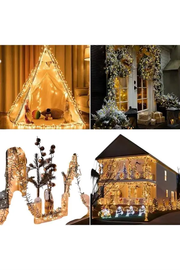 10 Metre Led Işık Saçaklı Dekoratif Şerit Led