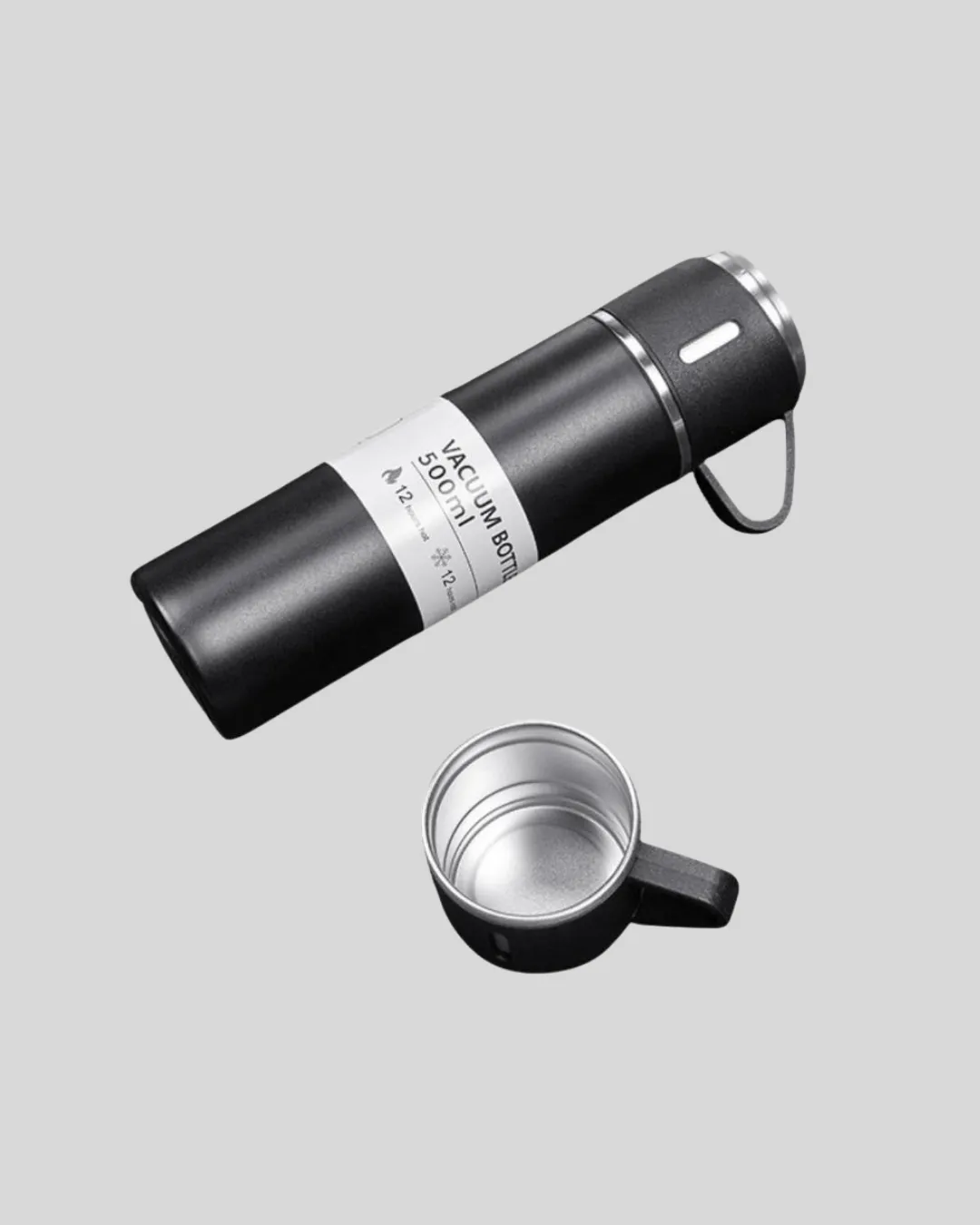 500 ml Paslanmaz Çelik Termos Seti – Sızdırmaz, Vakumlu, Isı Koruma Özellikli, Taşınabilir Termos