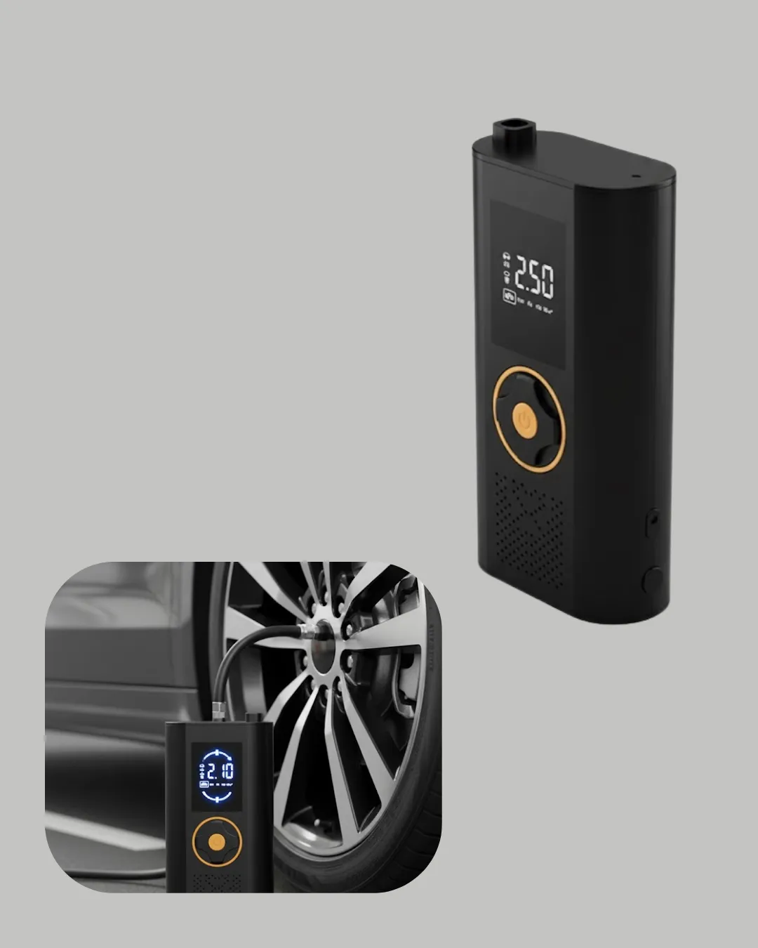 Taşınabilir Dijital Lastik Şişirme Cihazı Güvenli ve Pratik Kullanım