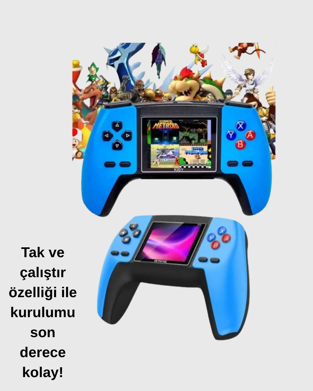 P5 Retro GamePad | 520 Klasik Oyunlu Mini Oyun Konsolu