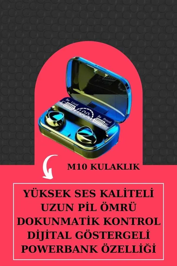 İkili Set Akıllı Saat Ve Bluetooth Kulaklık Kablosuz Uzun Pil Ömrü Spor Modları