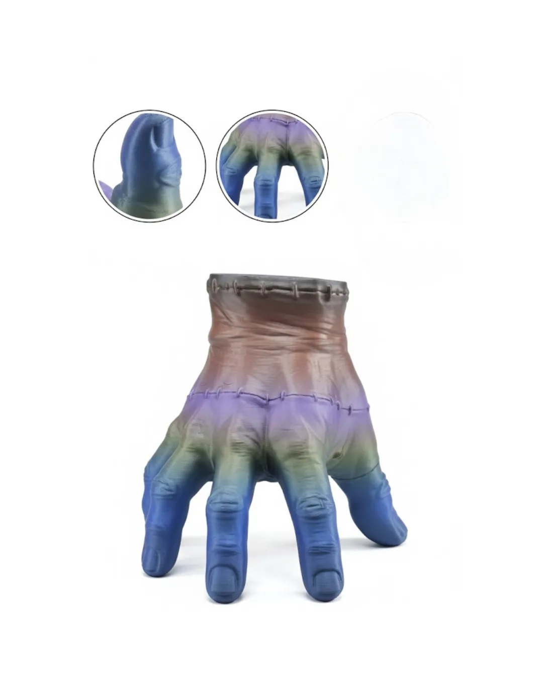 3D Rengarenk El Dekoratif Heykel 27x22 cm Büyük Boy Modern Tasarım