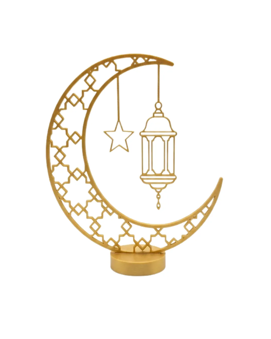 3D Hilal Cami Biblo 20x20 cm Özel Tasarım Özel Baskı Ürün