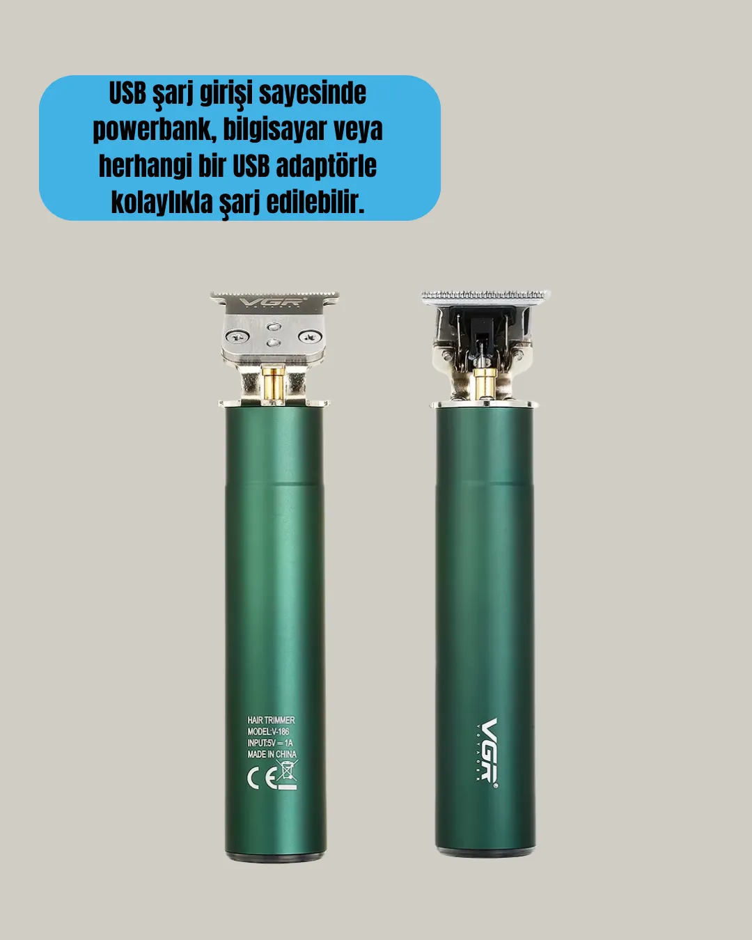 Profesyonel Salon Kalitesinde Saç ve Sakal Kesme Makinesi