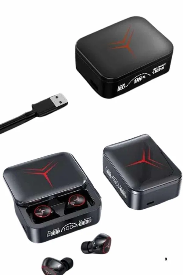 Kablosuz Şarj Göstergeli Powerbank Özellikli Bluetooth Kulaklık Çağrı Cevaplayabilen