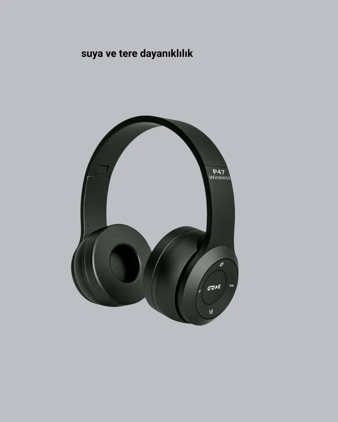 Kablosuz Bluetooth Kulaklık – Suya Dayanıklı ve Uzun Ömürlü Kullanım