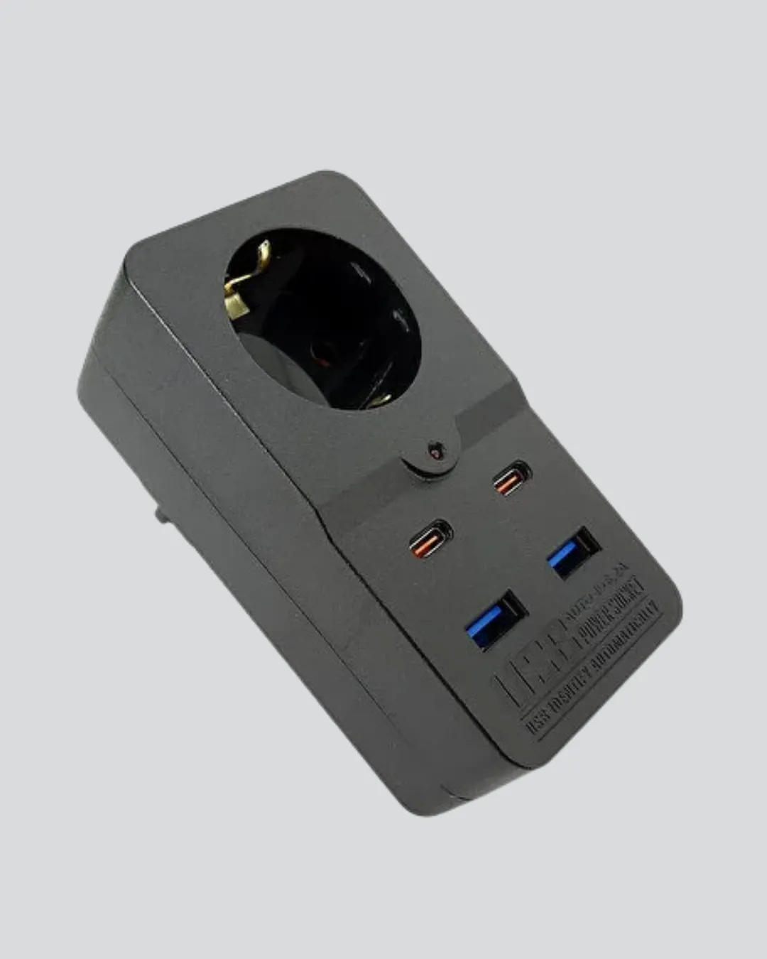 Tip Akım Koruma Prizi 10A 2500W USB Type C Destekli