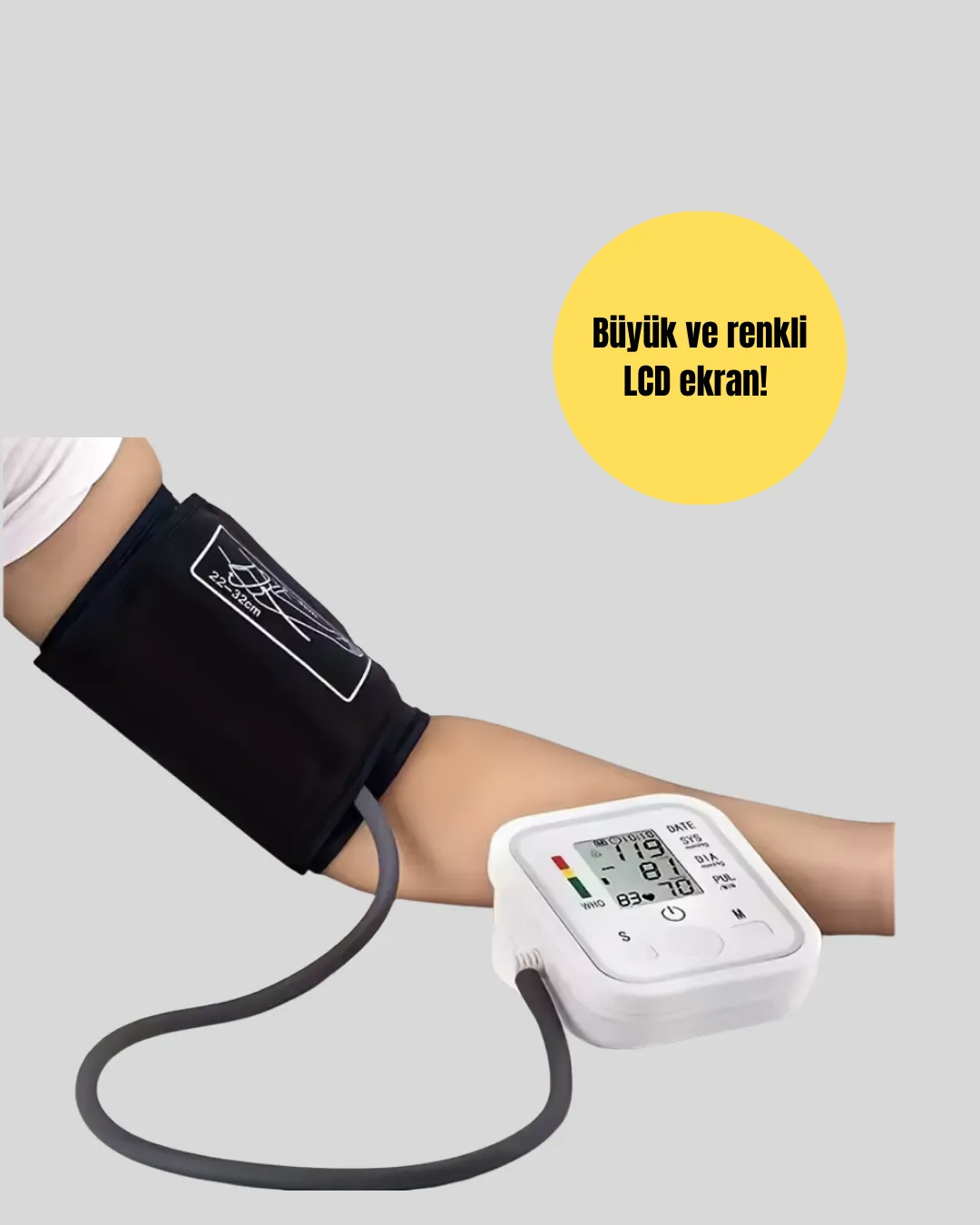 Ritmi Tespit Özellikli Dijital Tansiyon Aleti