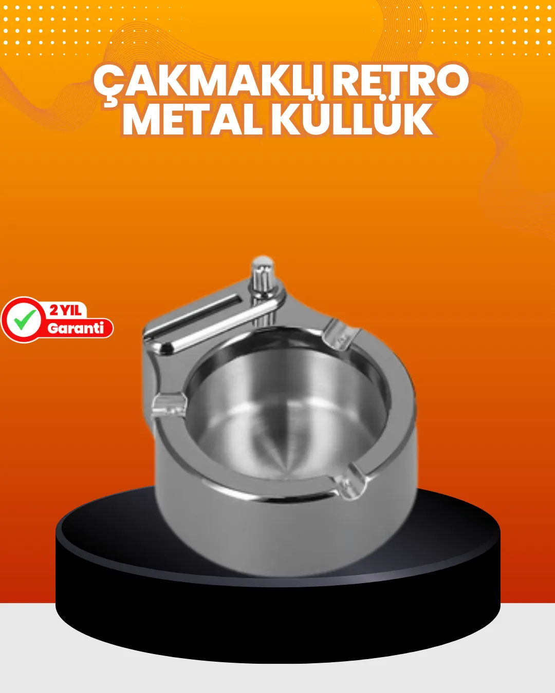 Küllük ve Çakmak Birleşik Set Paslanmaz Çelik Gövde