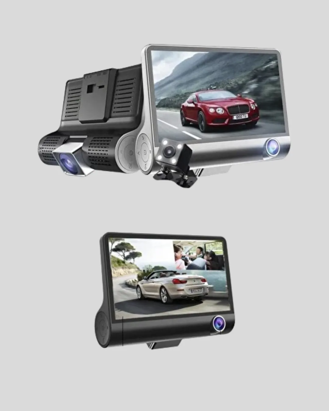 Araç Kamerası 3’lü Full HD DVR 1080P Gece Görüşlü ve G-Sensörlü