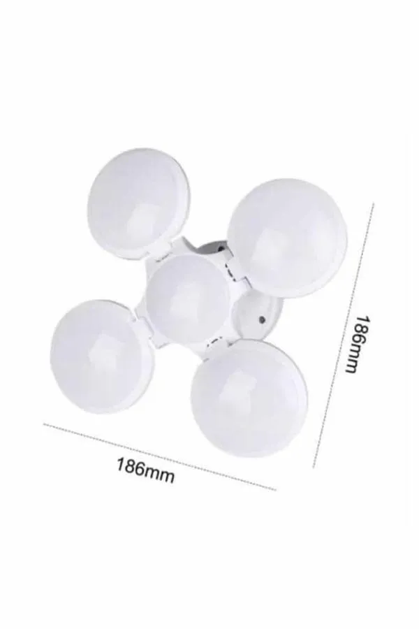 Kamp Lambası Güneş Enerjili Solar 5 Kanatlı Katlanır Lamba Karavan