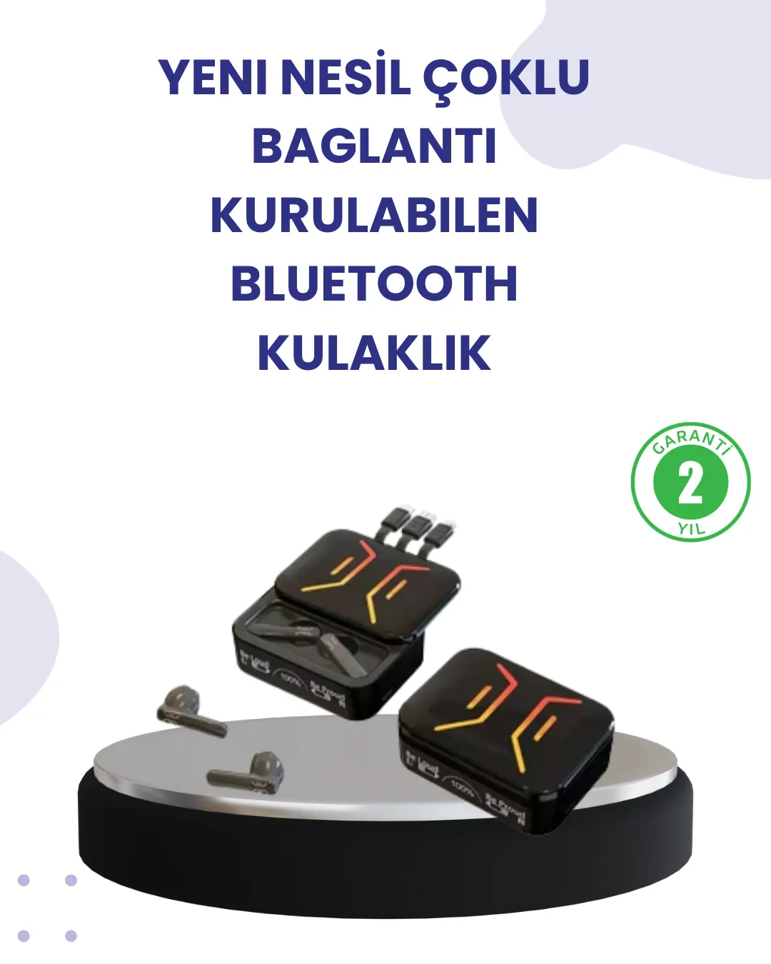 300mAh Kutulu Bluetooth Kulaklık – 40mAh Kulaklık Bataryası