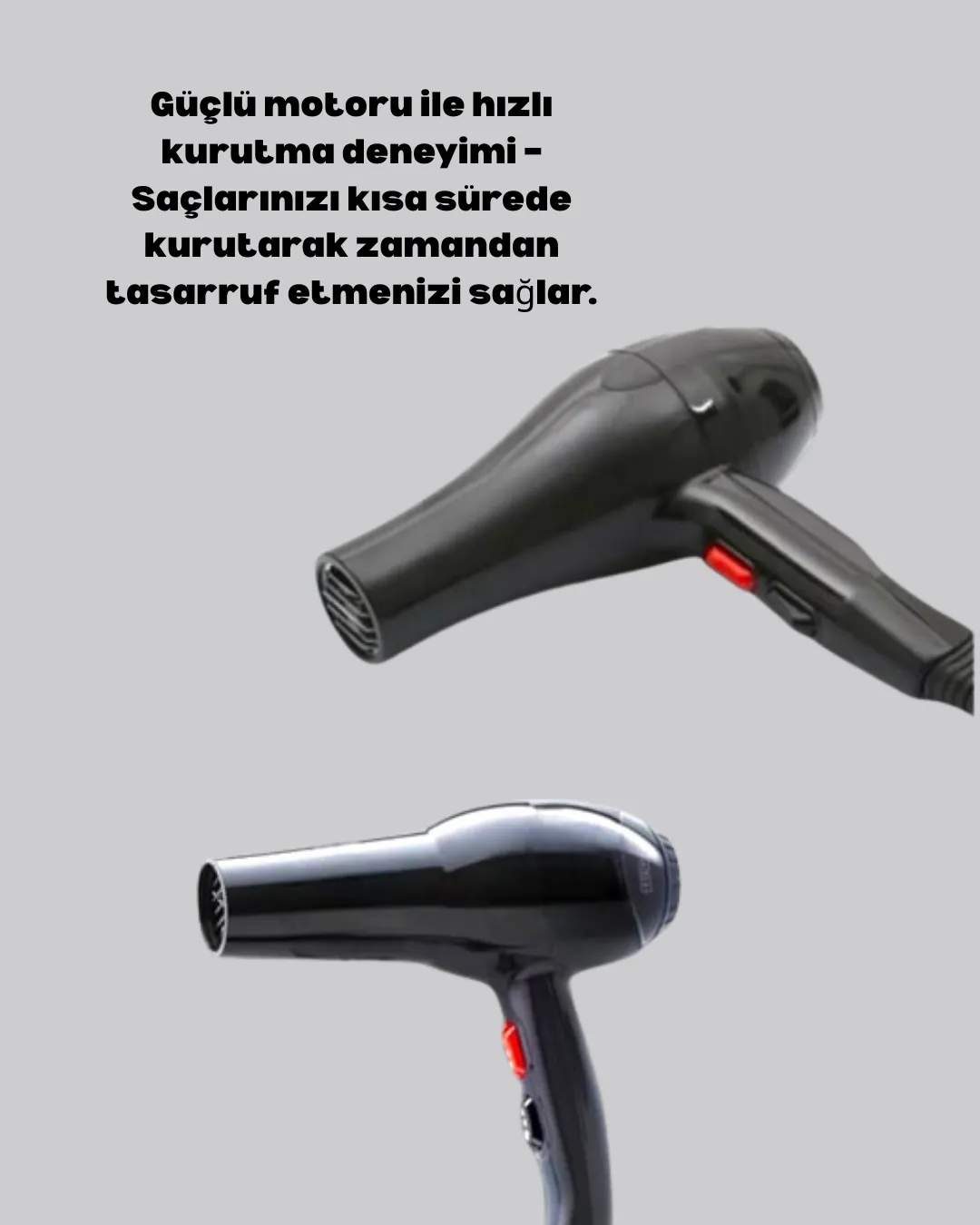 Profesyonel 2200W Saç Kurutma Makinesi Yüksek Performans