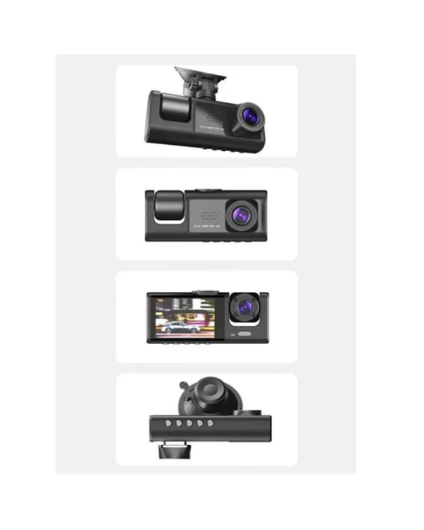 Gece Görüşlü 3'lü Araç Kamerası – Geri Görüş Destekli, 170° Geniş Açı