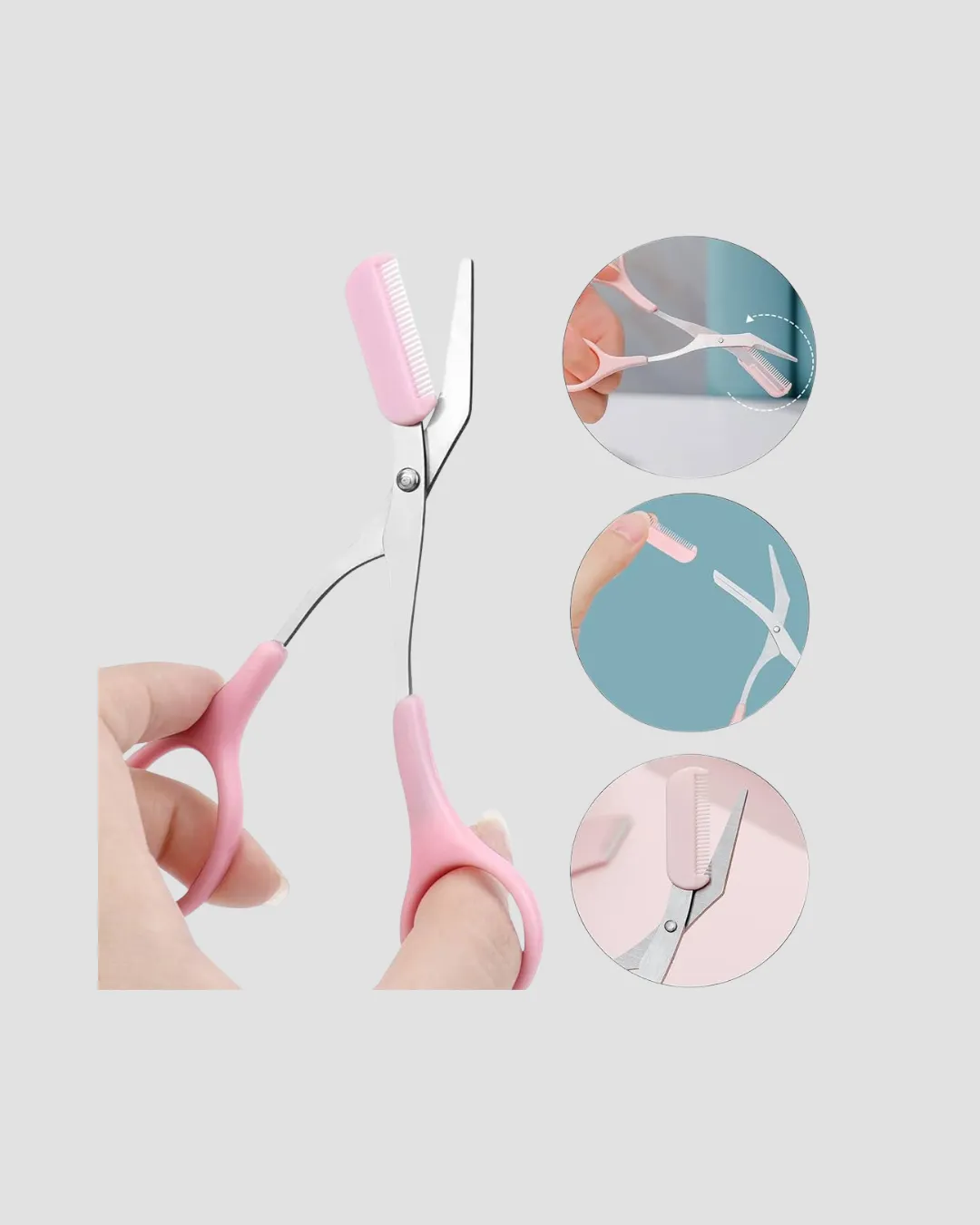 Hassas Kesim İçin Kavisli Yüz Bakım Makası