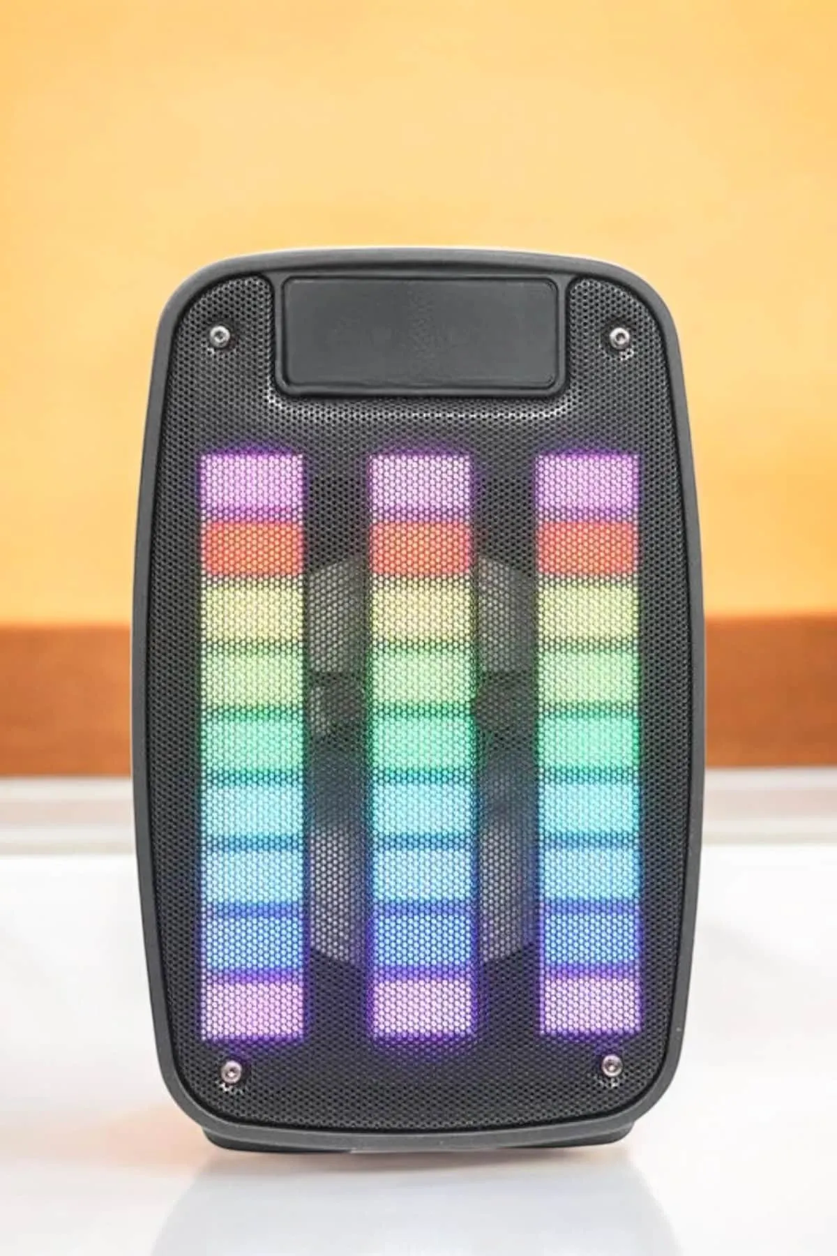 Kablosuz Bluetooth Hoparlör Taşınabilir 6.5 inç LED Işık Kareoke