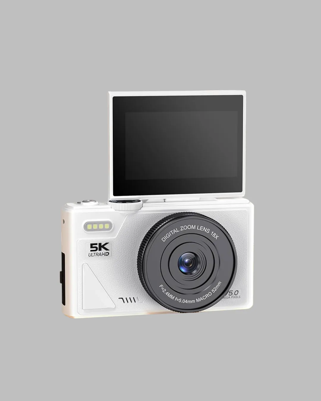 Taşınabilir 5K UHD Fotoğraf ve Video Kamera Otofokus WiFi