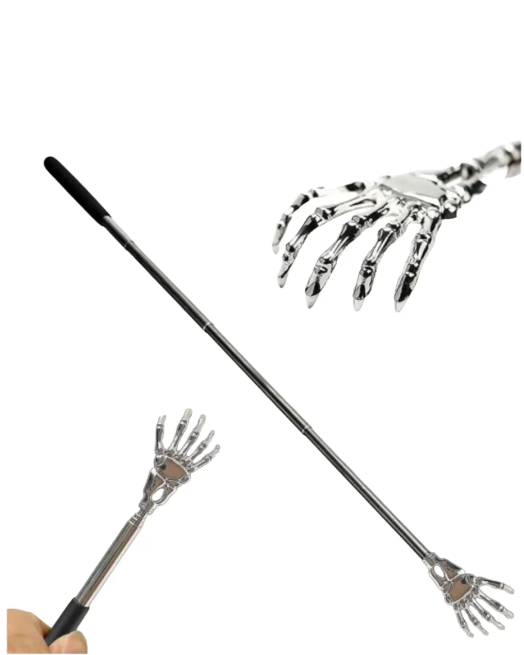 Ayarlanabilir Sırt Kaşıma Aparatı Dayanıklı Metal ve Eğlenceli Figürlü