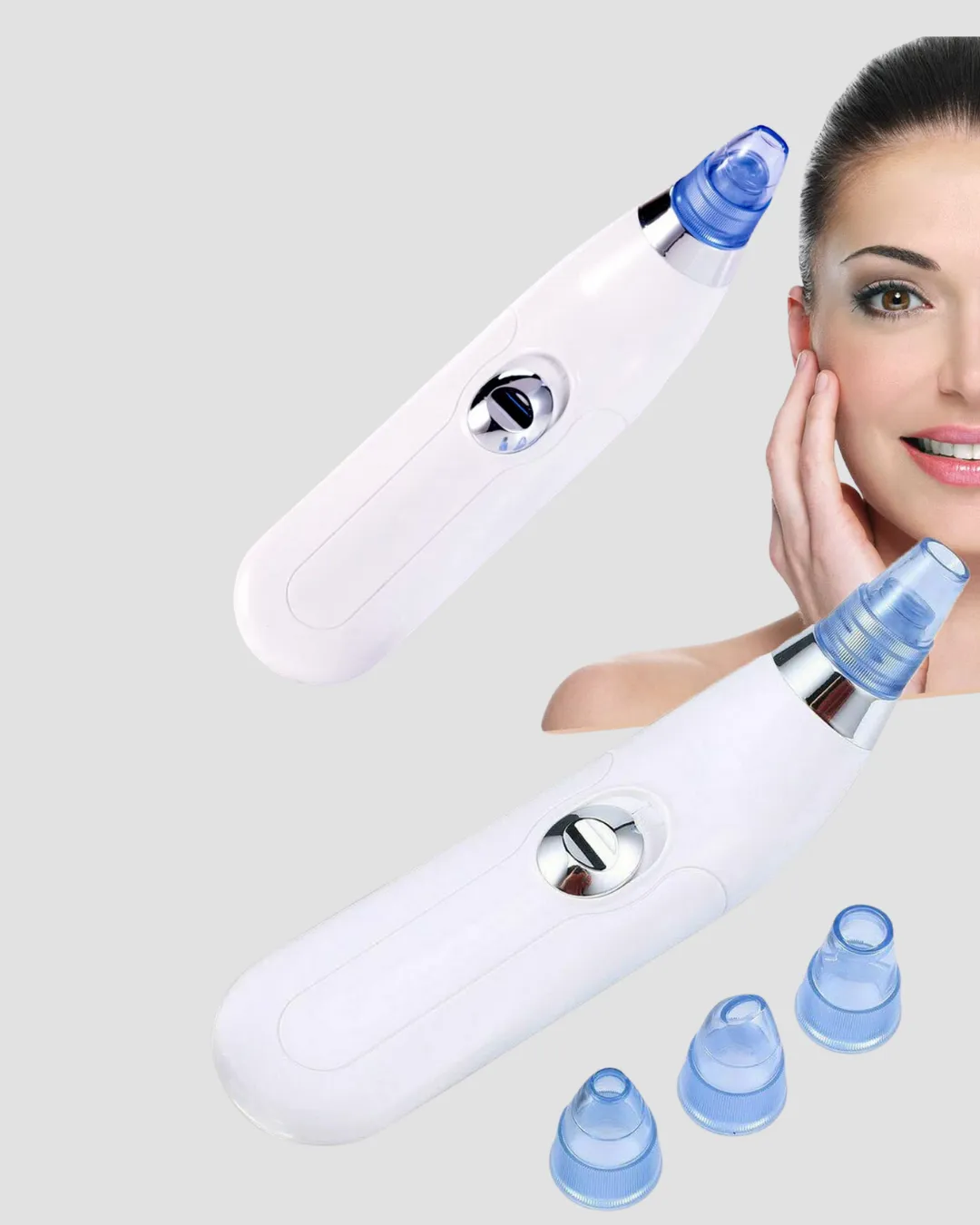 Vakumlu Siyah Nokta Temizleme Cihazı – 5 Kademe Güç ve 4 Başlıklı Derin Cilt Bakımı