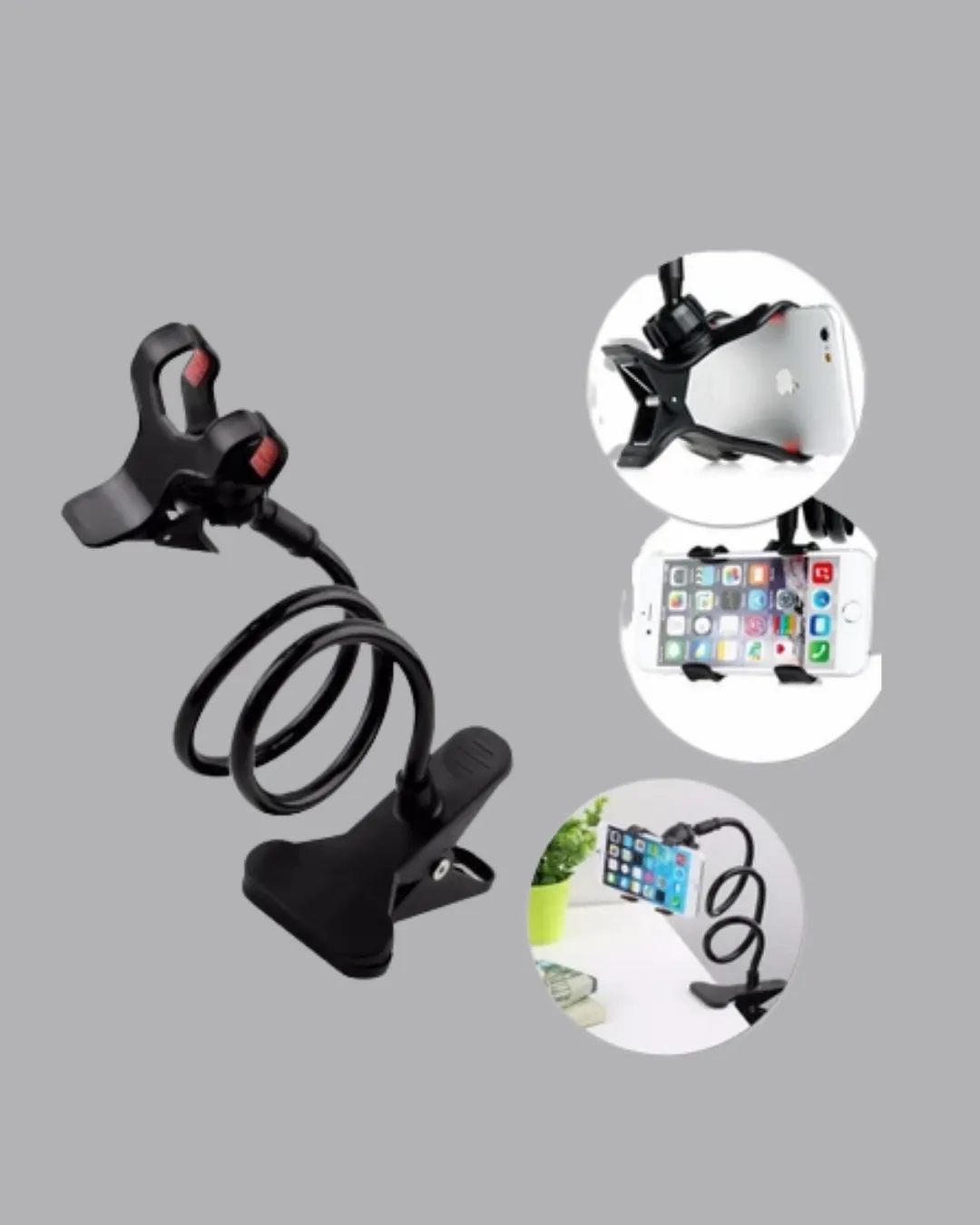 Eller Serbest Kullanım Sağlayan Masaüstü Telefon Tutucu