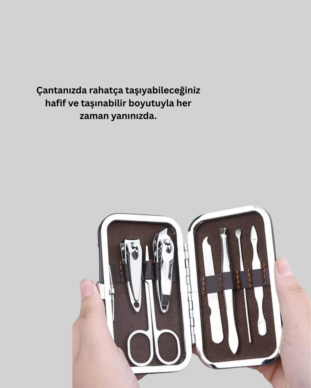 Taşınabilir Çantalı Çok Fonksiyonlu Bakım Seti