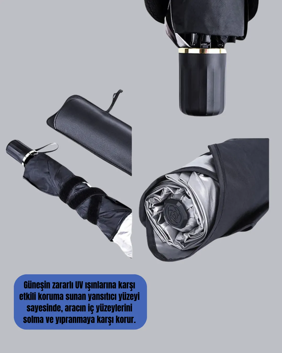 Katlanabilir Oto Güneşlik – UV Koruma ve Isı Yalıtımı