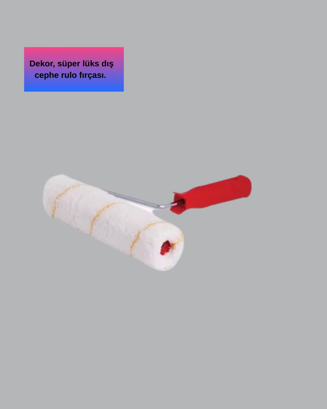 5’li Rulo Boya Seti Küçük Detay Çalışmaları İçin Uygun