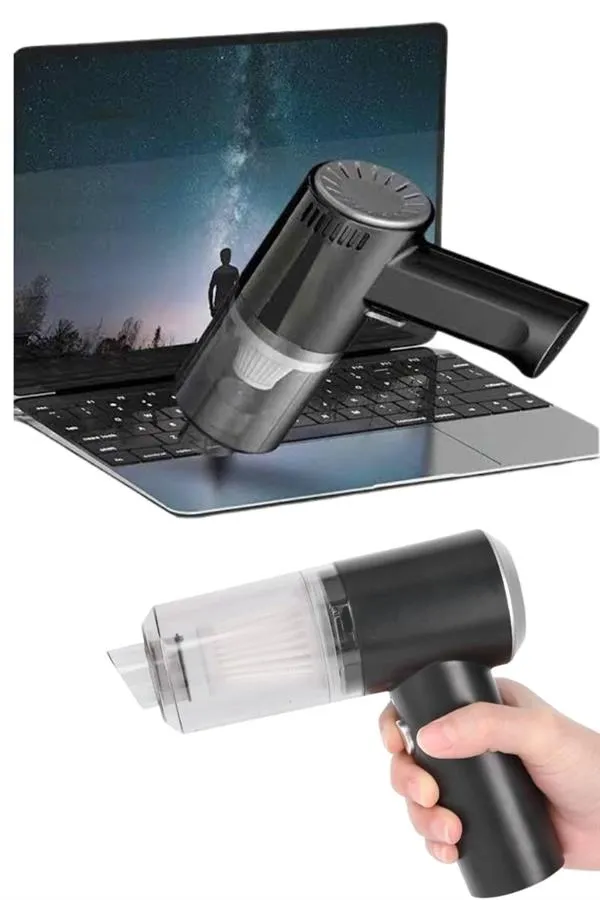 Yeni Nesil Mini Vakumlu Araç Süpürgesi El Süpürgesi Şarjlı