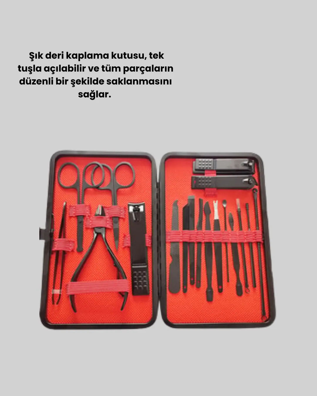 Siyah Kaymaz Teknolojili El ve Ayak Bakım Seti