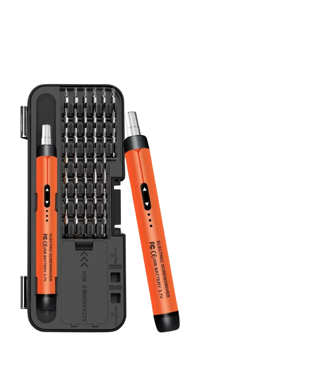 Kablosuz Alüminyum Gövdeli Elektrikli Tornavida 38 Uçlu Teknik Servis Seti