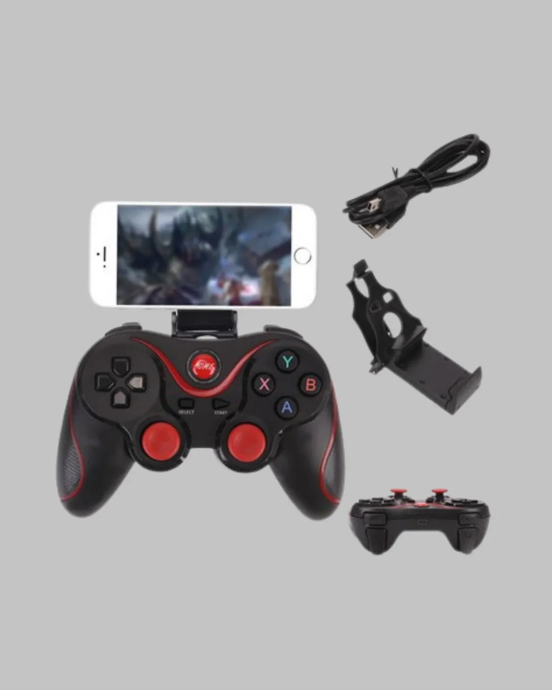 Çift Analog Joystick ve 14 Tuşlu Bluetooth Oyun Kumandası
