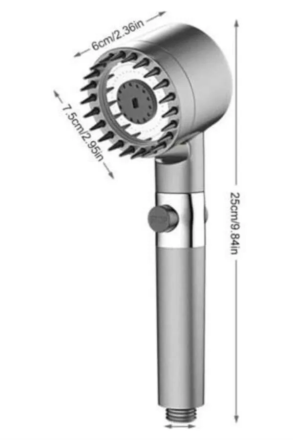 Masaj Etkili Duş Başlığı Yeni Nesil Çok Fonksiyonlu Ayarlanabilir Filtreli