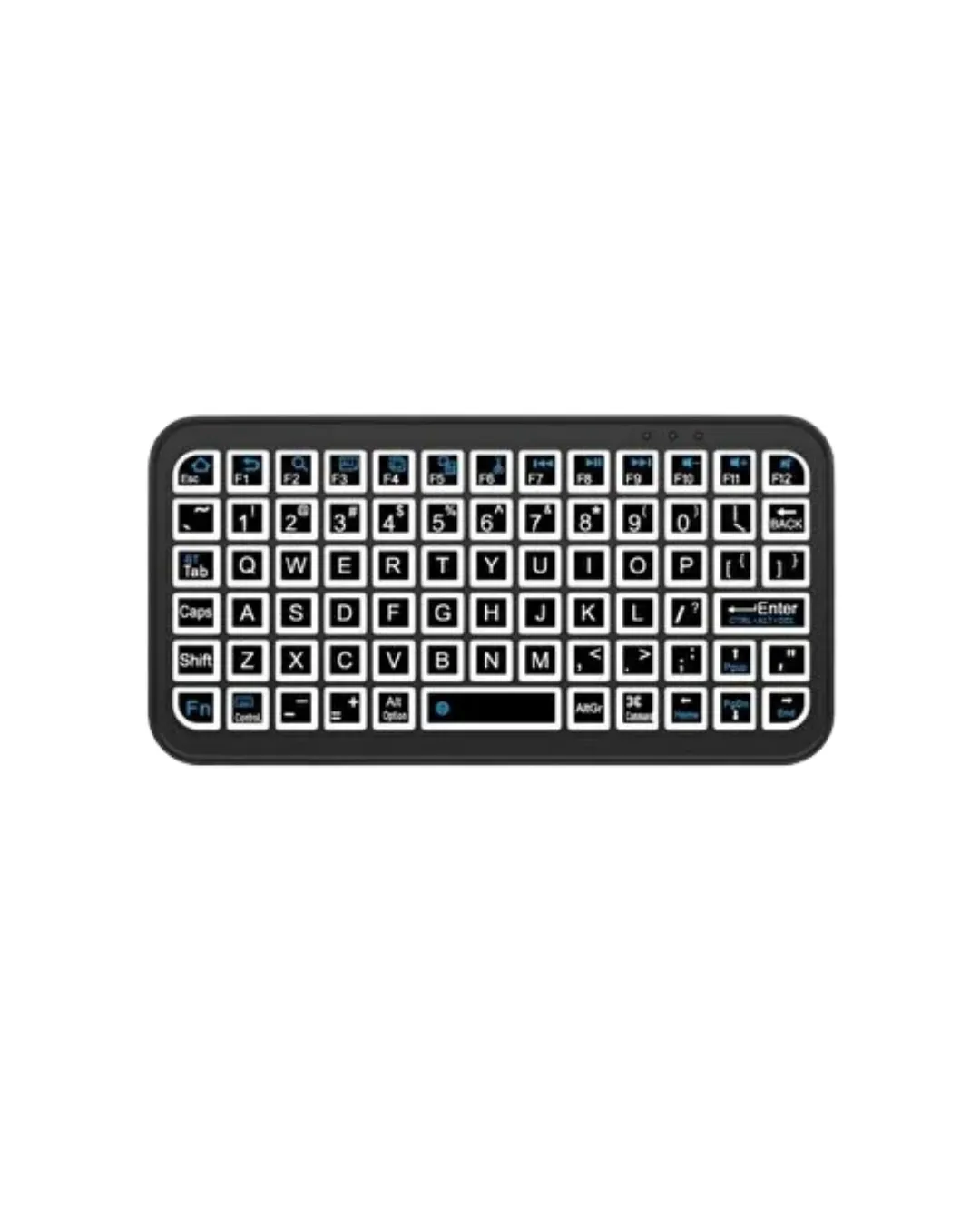 Şarjlı Kablosuz Mini RGB Klavye Uzun Pil Ömürlü