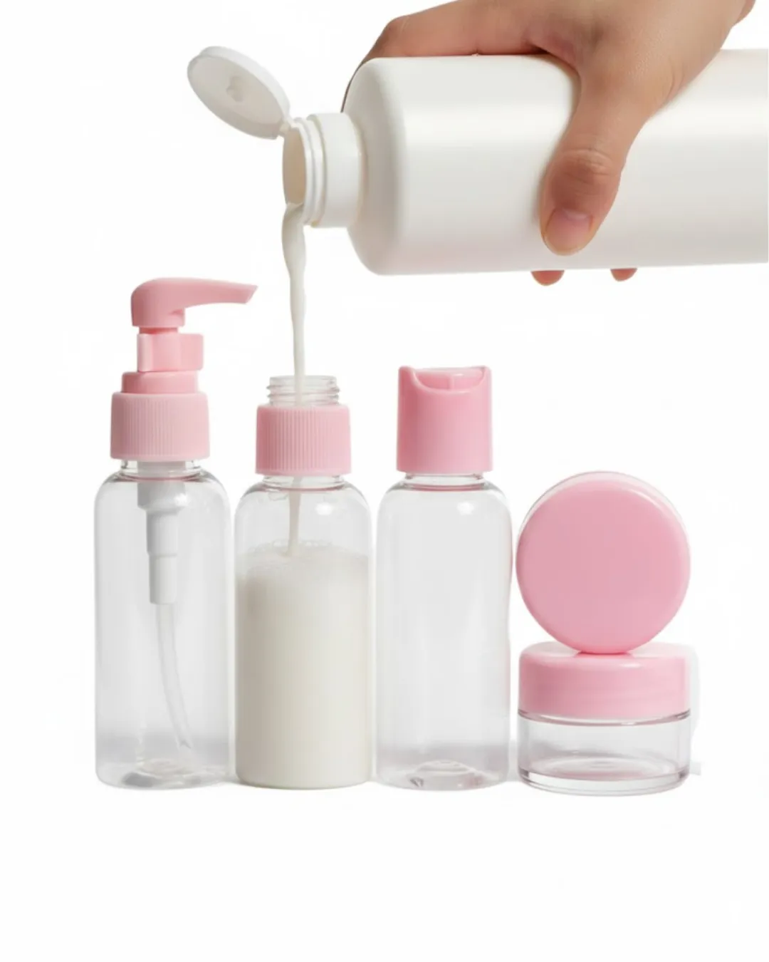 30 ml 5’li Seyahat Banyo Şişe Seti Çantalı