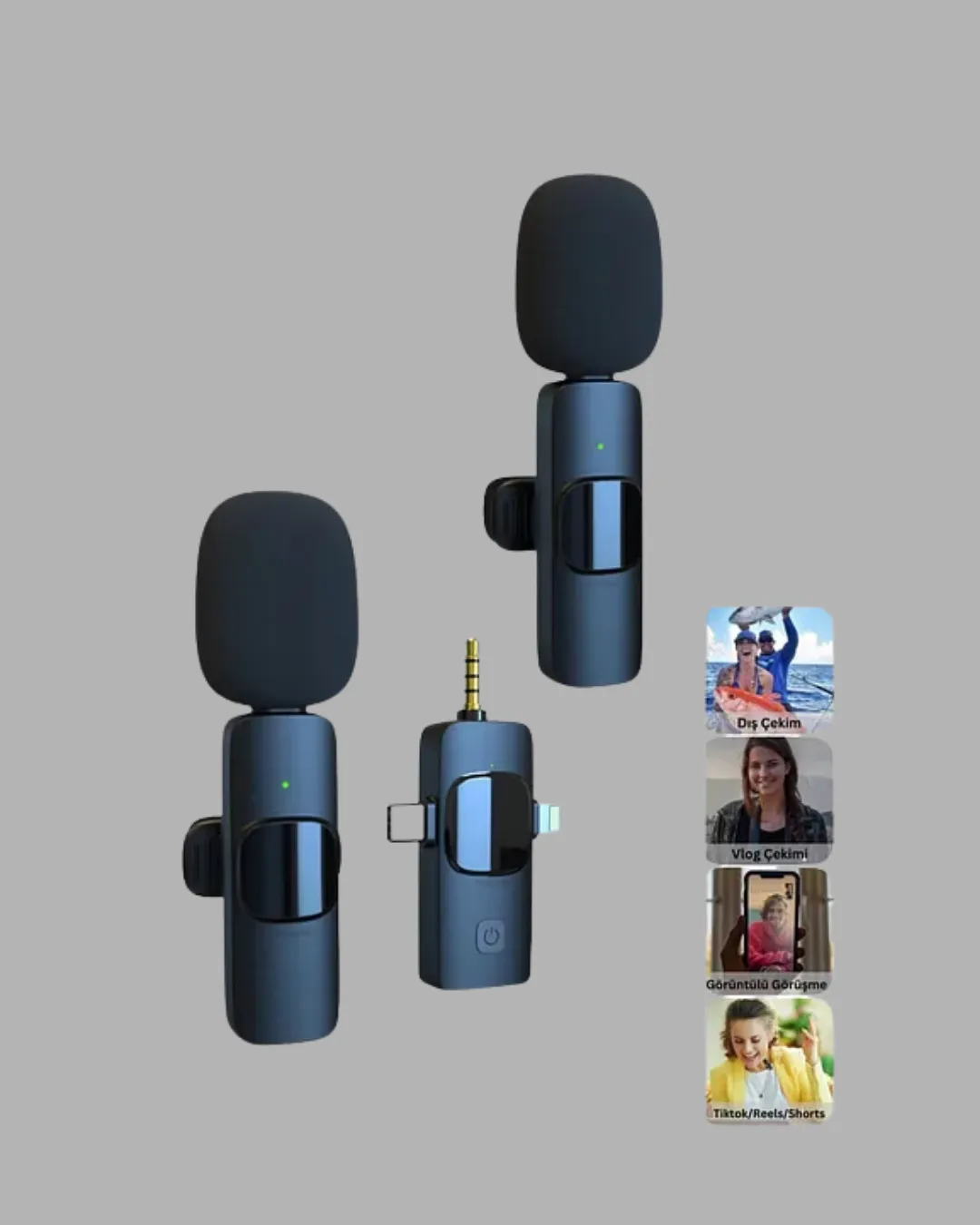 Çok Yönlü Mikrofon - Net Ses, Uzun Pil