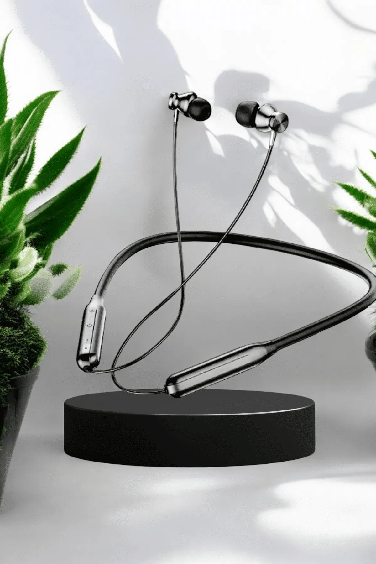 Boyun Bantlı Kablolu Kulaklık ANC Özelliği Uzun Şarj Süreli Sporcu Kulaklığı 100 saat