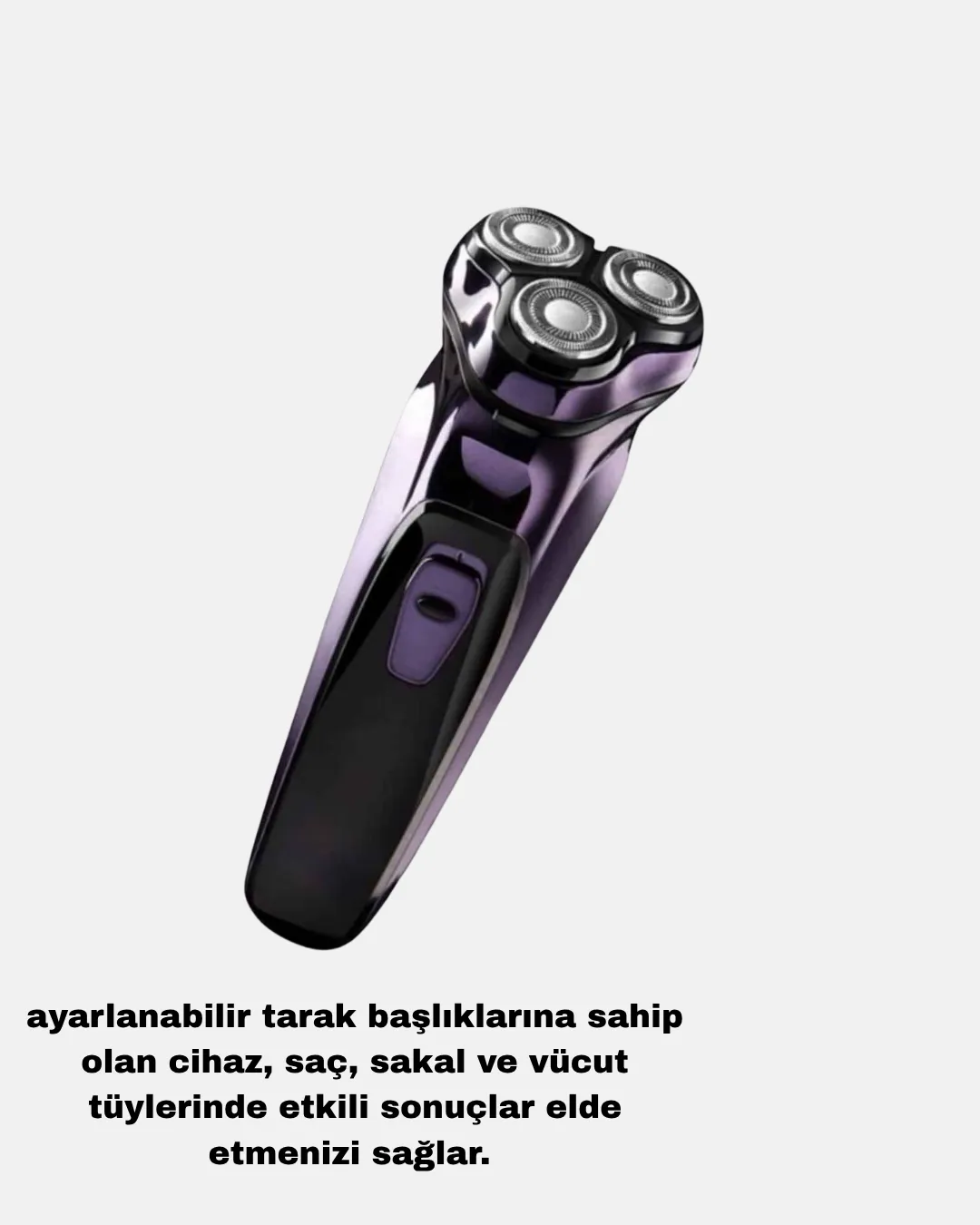 Şarjlı Saç ve Sakal Tıraş Makinesi Kablosuz Kompakt Tasarımlı