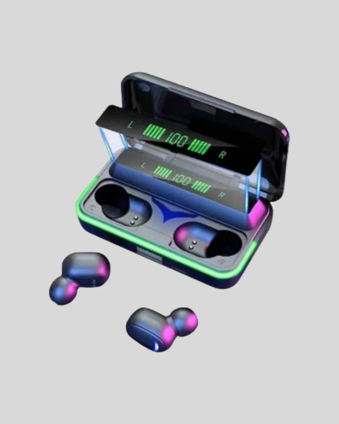 Kablosuz Oyuncu Kulaklığı Powerbank Şarj Kutulu RGB 5.1